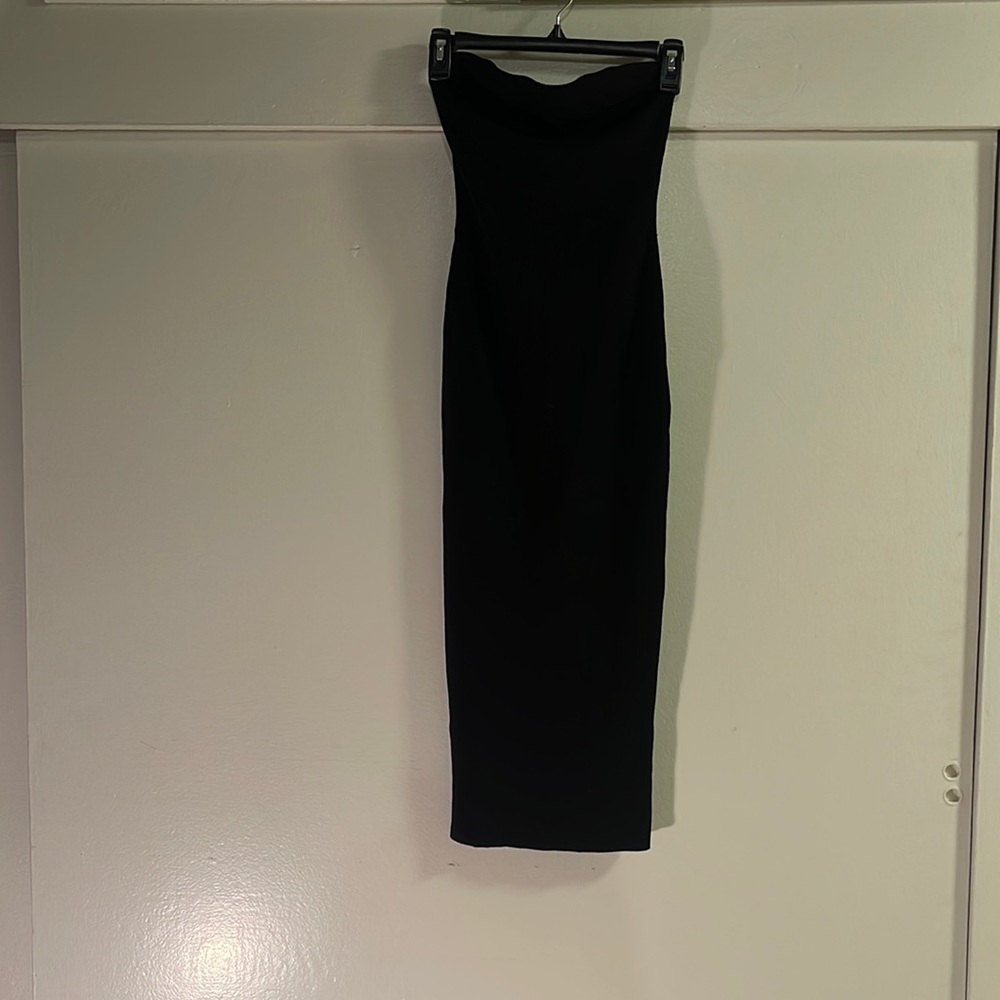 Maxi strapless dress